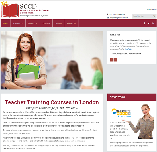 sccd teacher training london