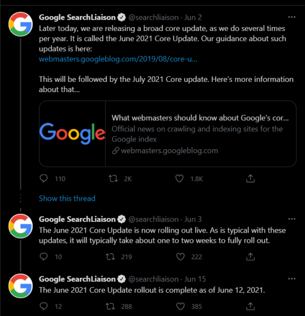 Google Algorithm Update June July 2021 Everything Explained! ClickDo™